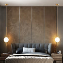 suspension en verre laiteux led créatives art déco