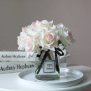 Realistic artificial rose bouquet for weddings and decoration