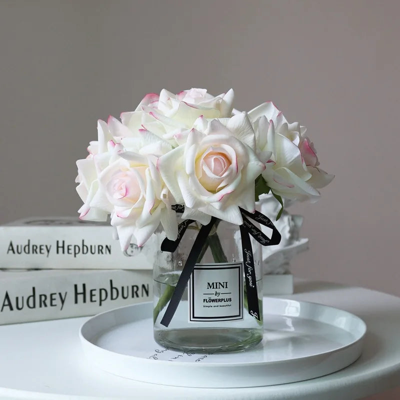 Realistic artificial rose bouquet for weddings and decoration - vue 3 sur 15