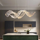 lustre de luxe moderne k9 en cristal suspendu personnalisé