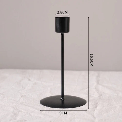 bougeoir nordique simple pour décoration de fête - vue 10 sur 10