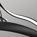 lustre led moderne aluminium anneau irrégulier simple réglable