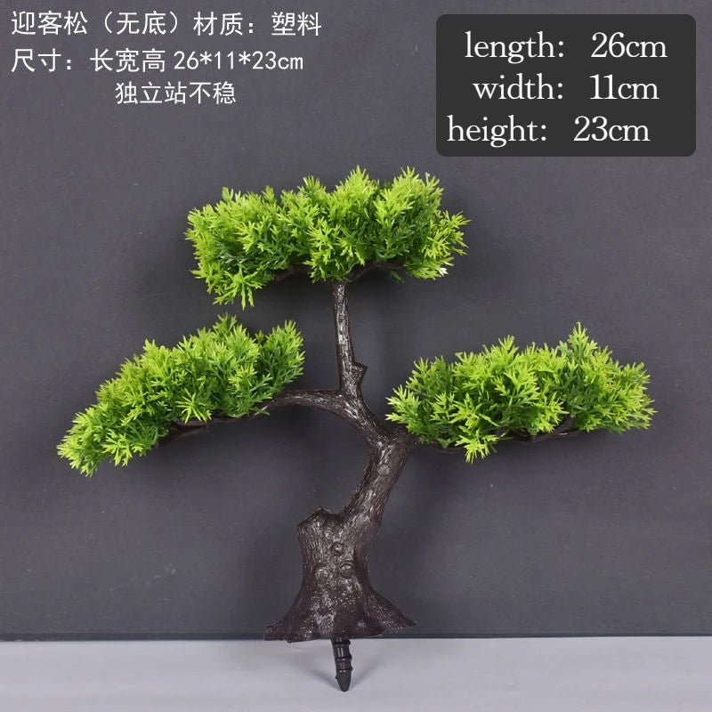 plante artificielle bonsaï en plastique pour décoration intérieure - vue 28 sur 41