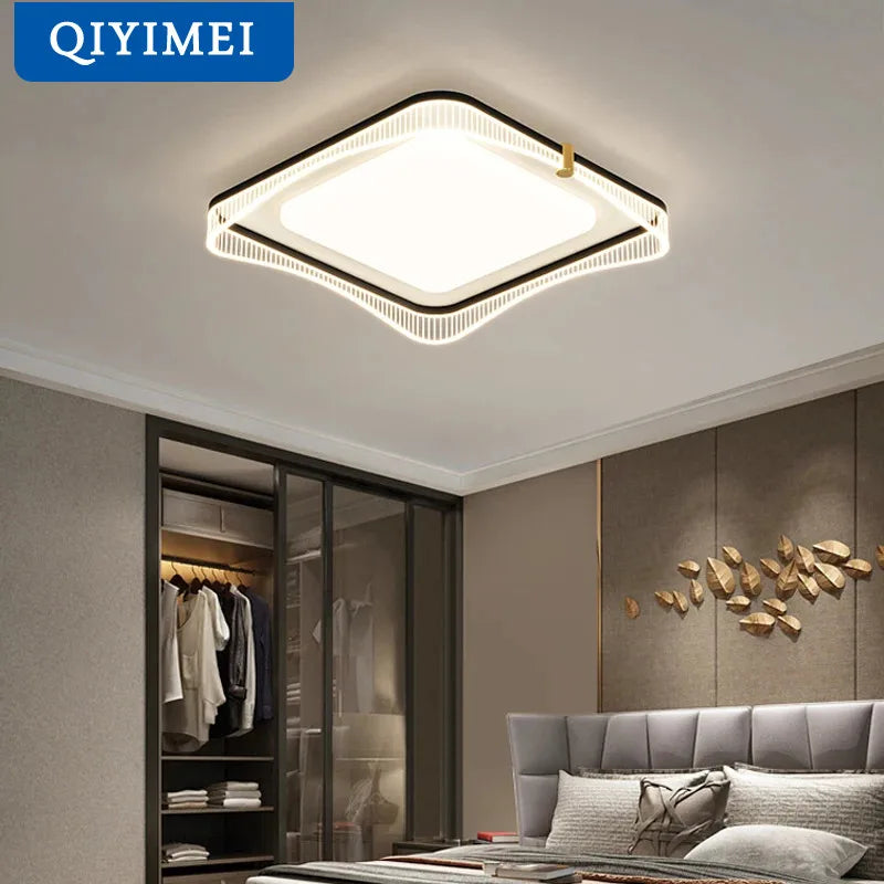 lustre led lumières acryliques pour éclairage intérieur décoratif - vue 4 sur 10