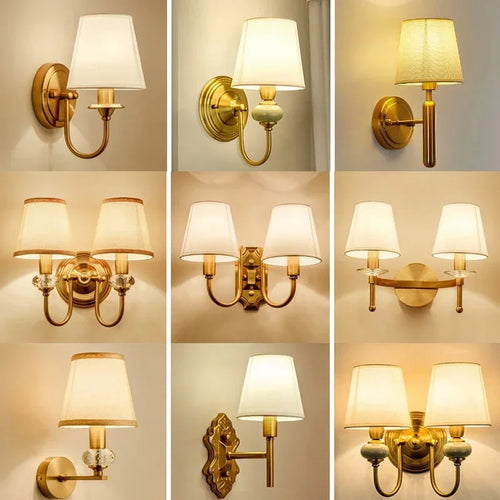 applique murale led simple style européen pour hôtel villa