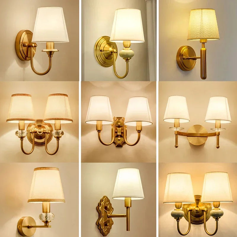 applique murale led simple style européen pour hôtel villa