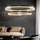 Minimalist Nordic acrylic chandelier for modern decor