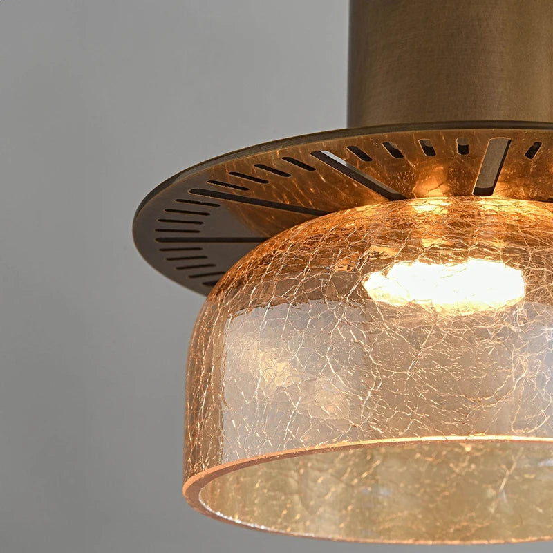 suspension créative en verre pour éclairage intérieur réglable - vue 7 sur 12