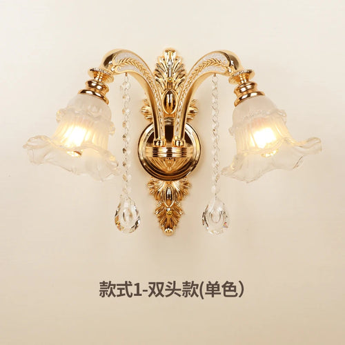 applique murale design nordique en cristal à led pour intérieur - vue 9 sur 10