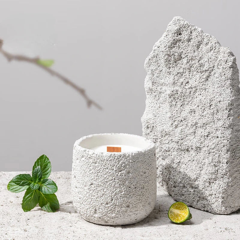 bougie parfumée volcanique française coffret cadeau décoration intérieure Noël - vue 2 sur 7