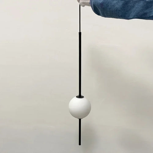 Nordique Simple boule de verre suspension lumières salle à manger chambre décor lampe suspendue Restaurant Bar Suspension lustres éclairage