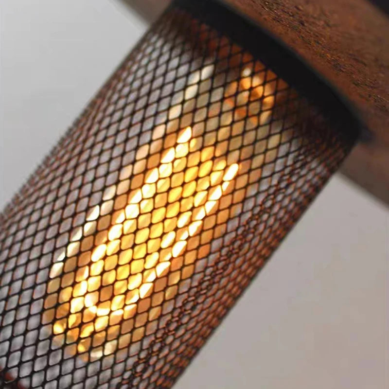 lampe suspendue vintage en ciment pour - vue 6 sur 7