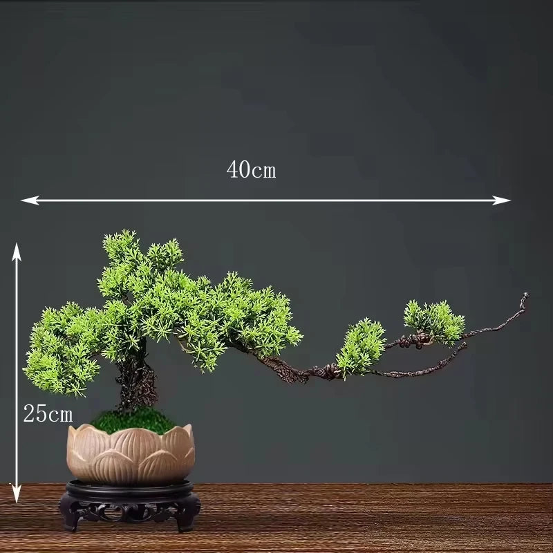 décoration intérieure faux arbre bonsaï style chinois pour un paysage apaisant - vue 21 sur 33