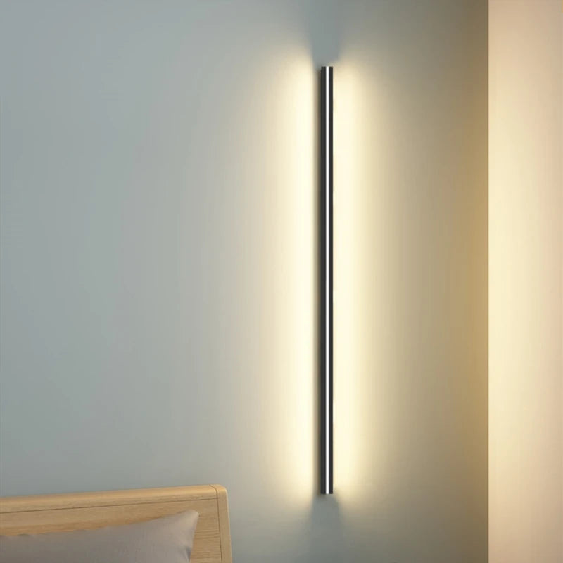 applique murale led moderne avec interrupteur à intensité variable - vue 4 sur 22