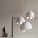 Nordic Wabi Sabi minimalist Japanese design LED chandelier for bar and restaurant