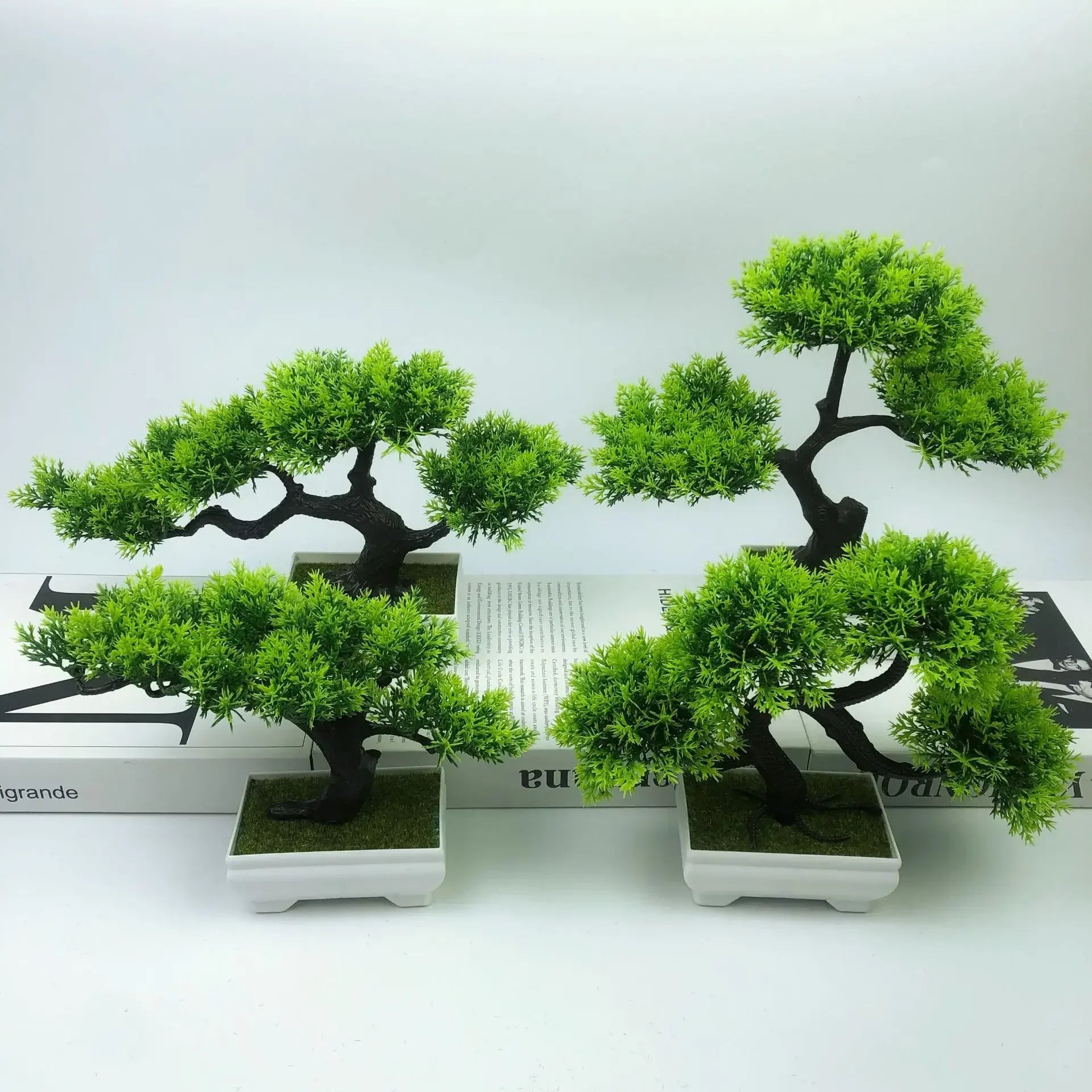 Artificial bonsai plants, small tree flower pots, fake plants, bedroom table decoration flower pots, hotel garden decoration - vue 6 sur 10