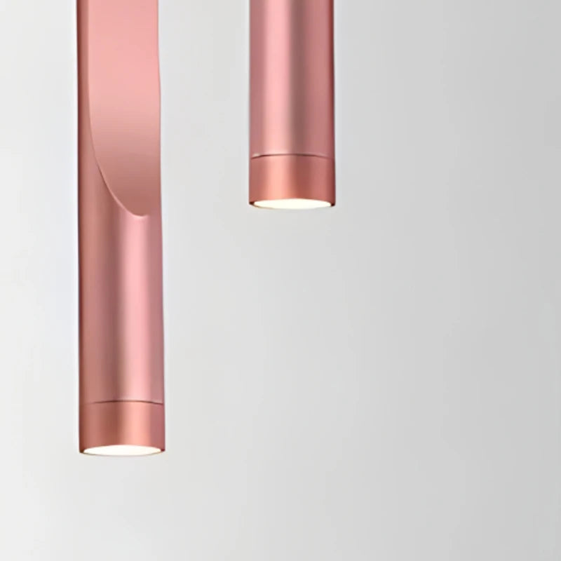 lustre moderne minimaliste en aluminium