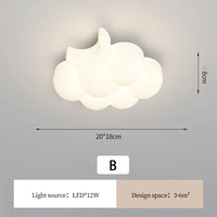 applique murale nuage blanche lampe enfant design moderne et chaleureux