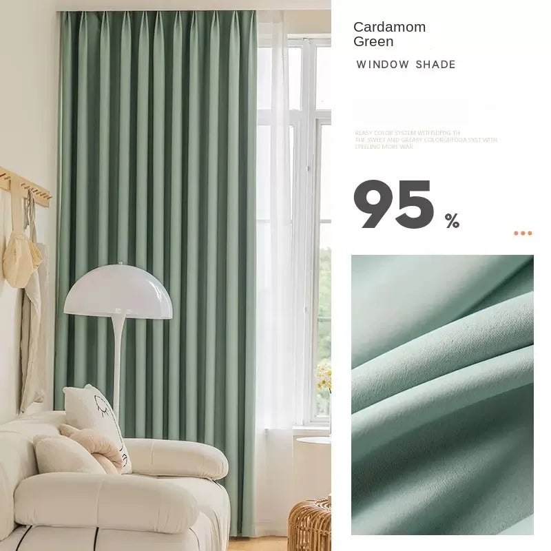 Rideau moderne plissé occultant luxe pour salon chambre - vue 17 sur 18