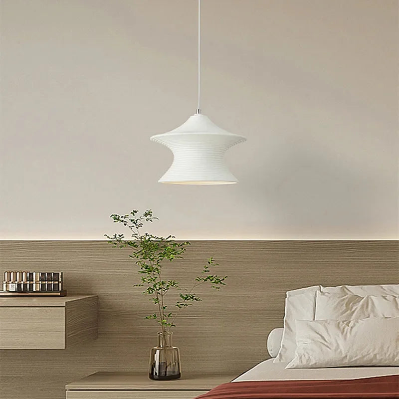 Minimalist nordic wabi sabi chandelier for modern interiors - vue 3 sur 9