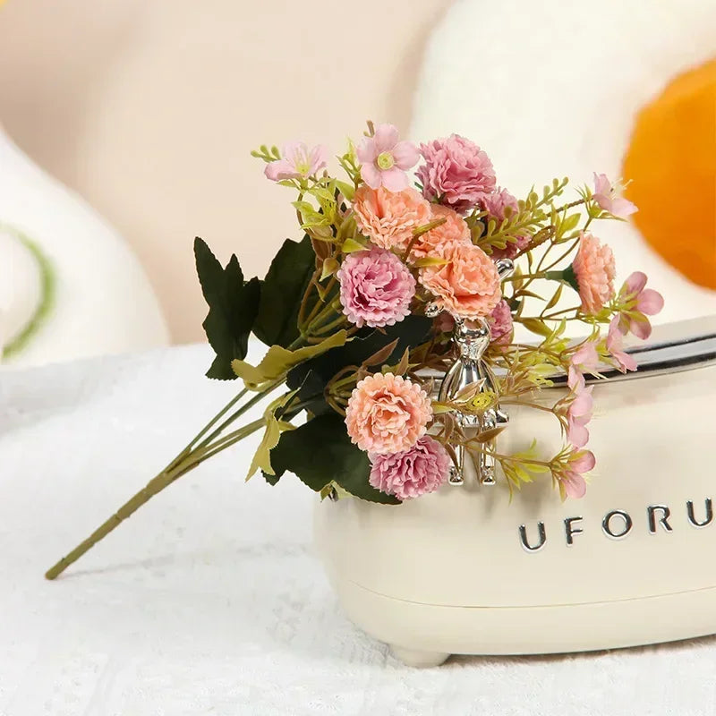 bouquet de lilas artificiels en soie pour décoration florale - vue 5 sur 12