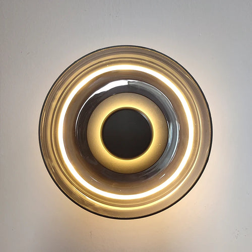Applique murale intérieure nordique moderne en verre Led bol éclairage salon chevet applique murale couloir escaliers allée balcon décor lampes - vue 6 sur 9