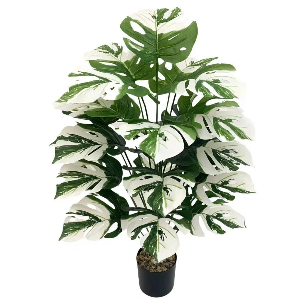 plantes artificielles grandes feuilles décoratives pour intérieur et bureau - vue 23 sur 24