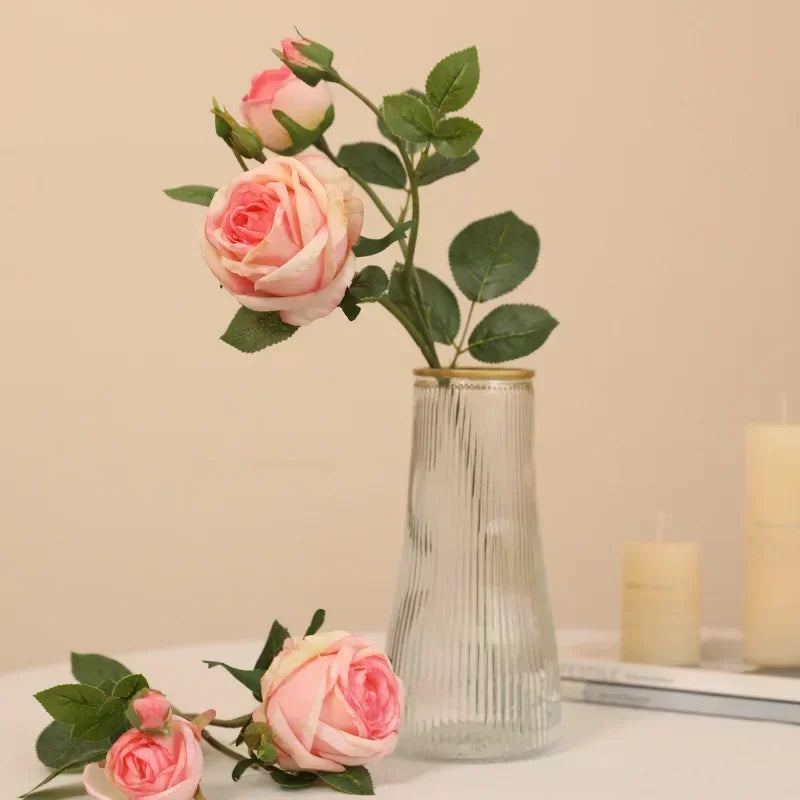 roses artificielles en soie pour décoration intérieure et extérieure - vue 6 sur 10