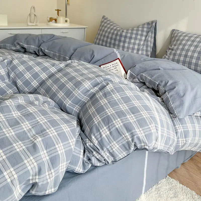 parure de lit nordique housse taies drap plat collection 2025