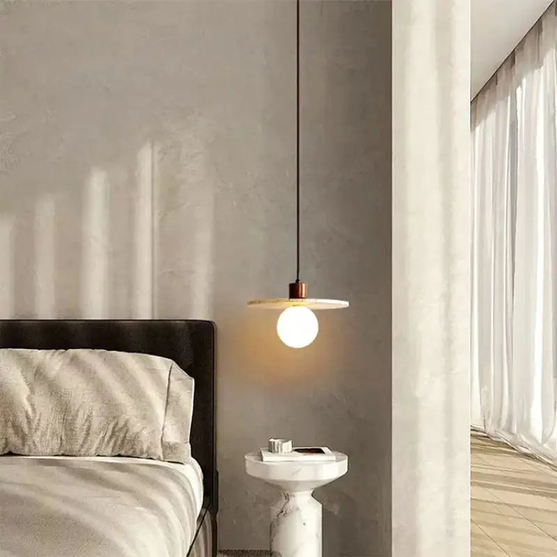 suspension sandyha rétro led créative petite pierre trou - vue 4 sur 15
