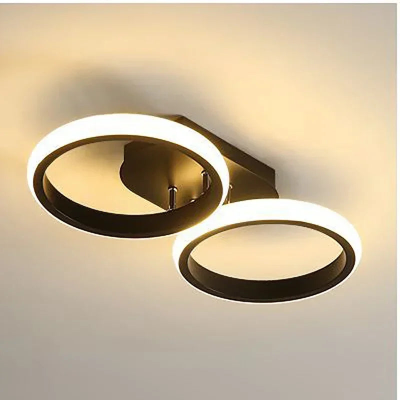 plafonnier led moderne rond carré pour décoration intérieure - vue 6 sur 10