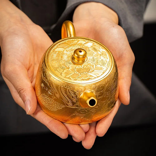 Theiere yixing artisanale dragon phoenix style chinois luxe
