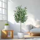 Realistic artificial olive branch for interior decoration