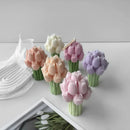 moule en silicone 3d pour fleurs et bougies artisanales