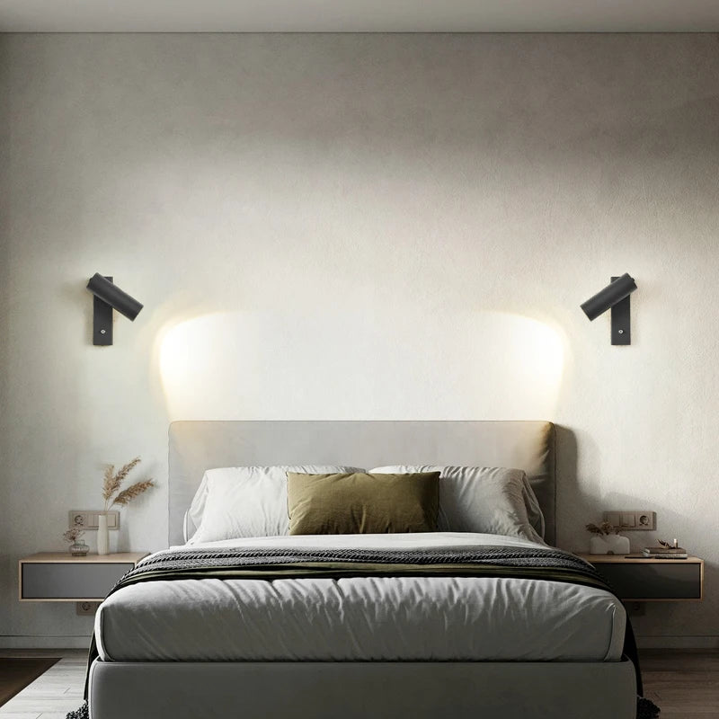 Modern minimalist nordic wall bedside lamp series - vue 6 sur 10