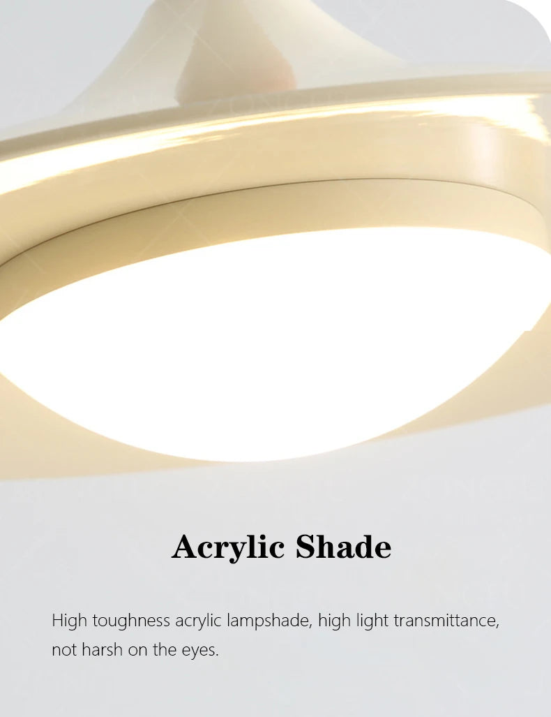 suspension led moderne avec protection oculaire en fer et acrylique - vue 6 sur 8