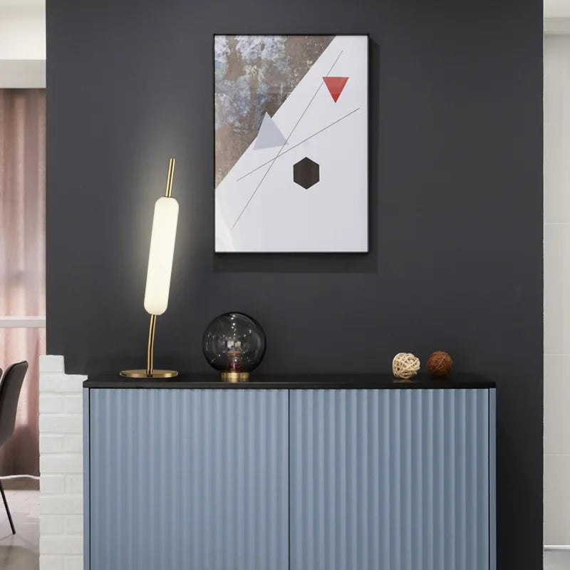 Lampe sur pied nordique à 3 têtes en forme d'oreille de blé - vue 5 sur 8