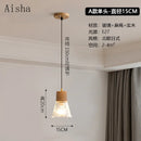 lustre nordique japonais trois têtes design créatif intérieur suspendu
