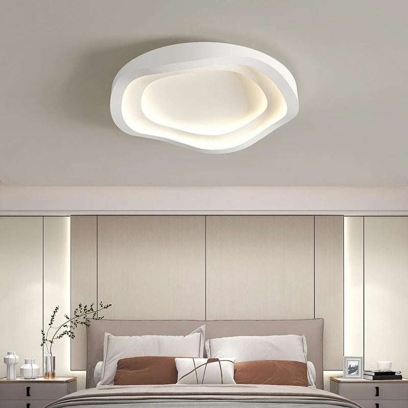 plafonnier led rond élégant lampe intelligente pour décoration intérieure - vue 3 sur 9