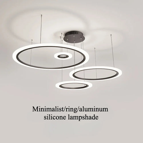 Modern minimalist chandelier nordic creative pendant light - vue 2 sur 11