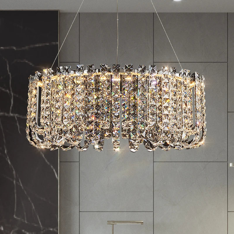 lustre en cristal moderne pour un intérieur élégant et raffiné - vue 3 sur 9