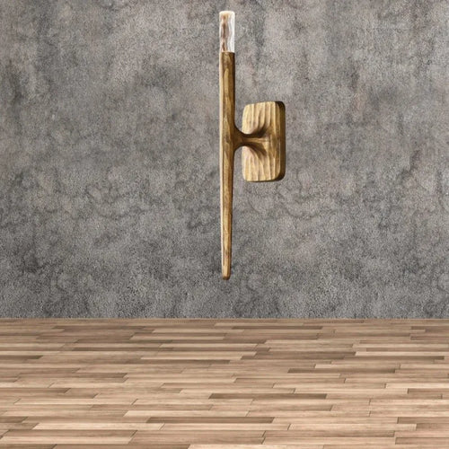 applique murale led en bronze avec cristal pour éclairage décoratif - vue 5 sur 9