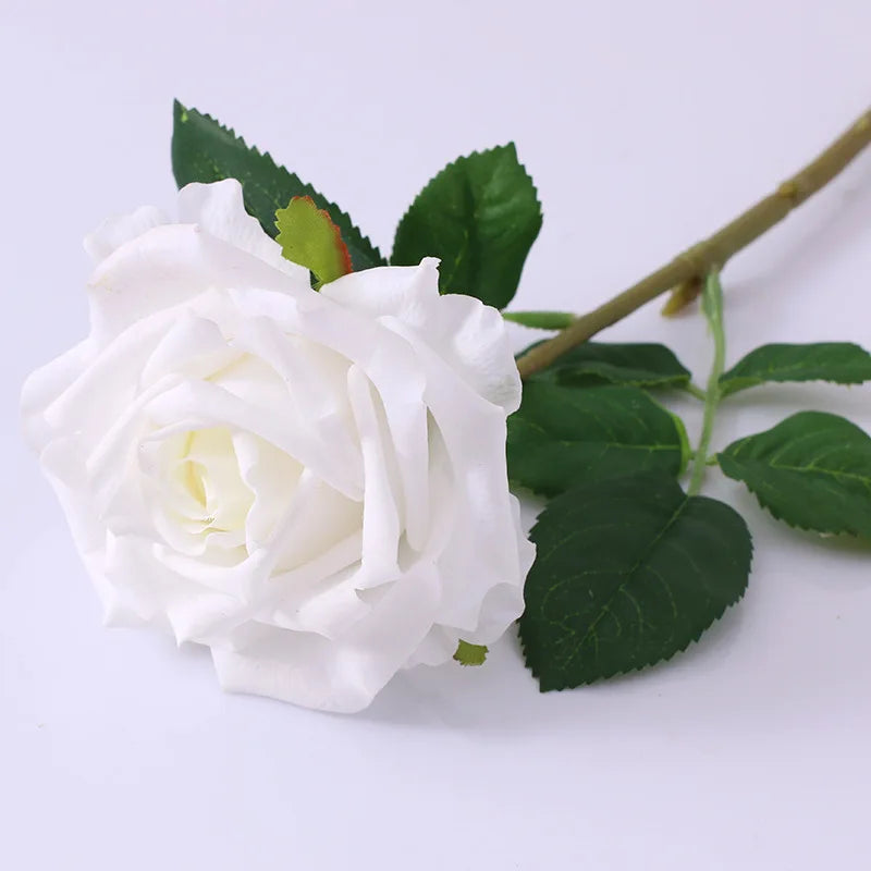 bouquet de mariée en roses artificielles haut de gamme pour mariage et cadeaux - vue 8 sur 10