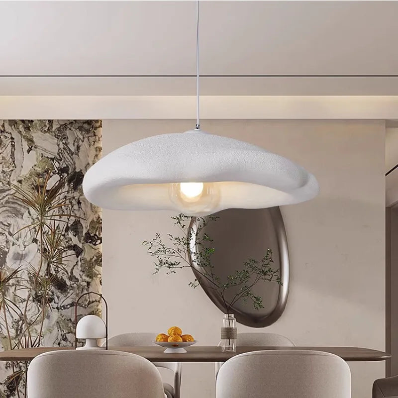 Nordic LED Wabi Sabi minimalist creative chandelier - vue 3 sur 10