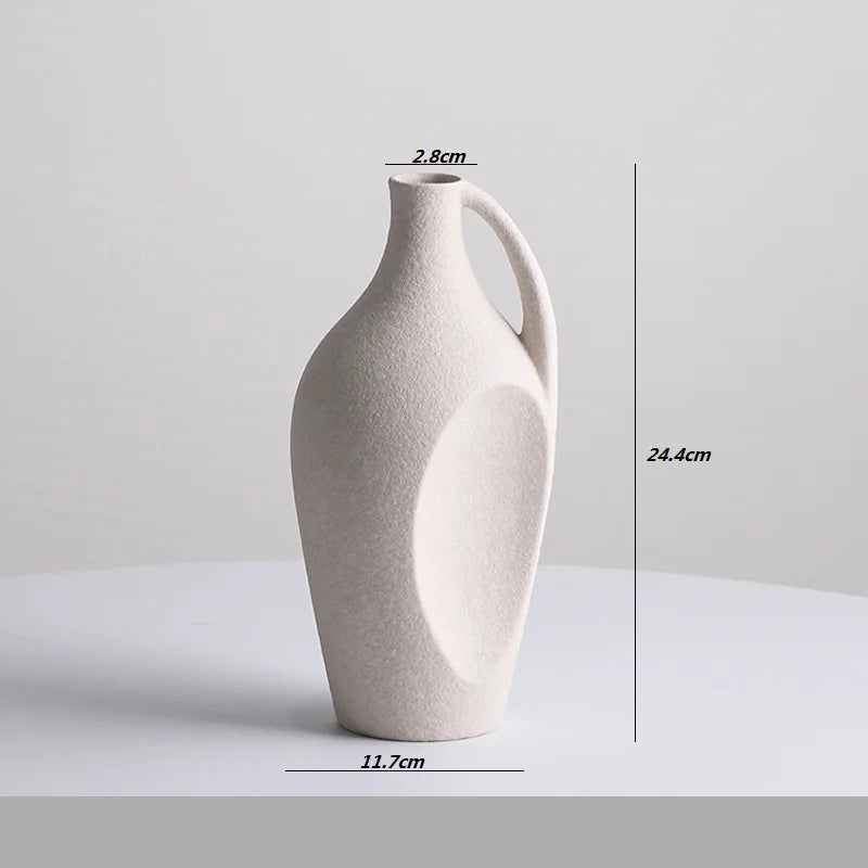 Nordic ins style home ceramic vases, light luxury decoration, living room, TV cabinet, decorative ornaments