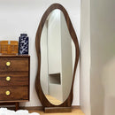 Minimalist wooden decorative mirror for stylish interiors
