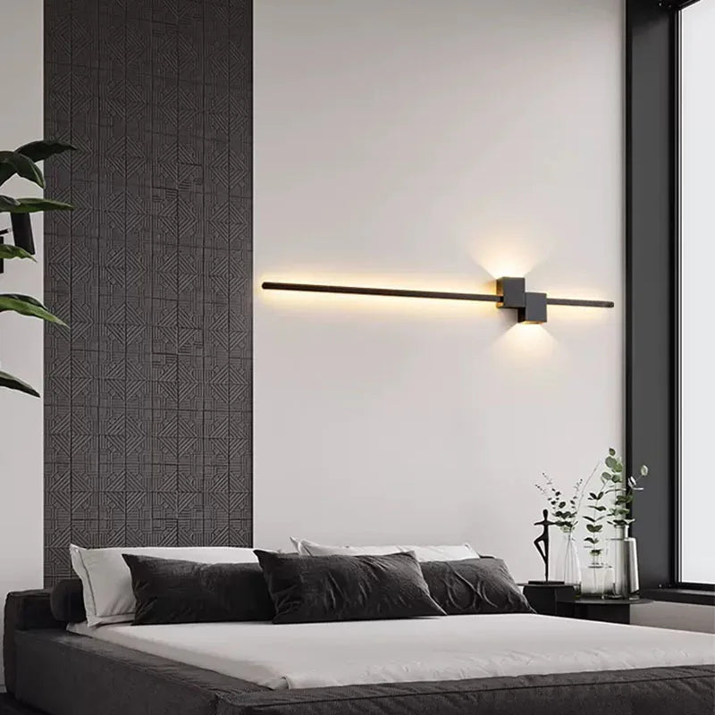 applique murale led minimaliste design artistique - vue 3 sur 15