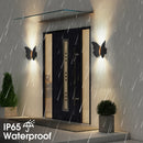 Appliques murales LED modernes 12W IP65 applique murale en métal LED lumières en aluminium LED applique murale papillon blanc LED pour ampoules LED