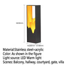 Contemporary outdoor LED lamp for garden and courtyard