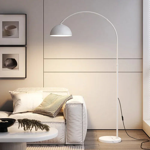 Modern nordic marble floor lamp with luxury decor